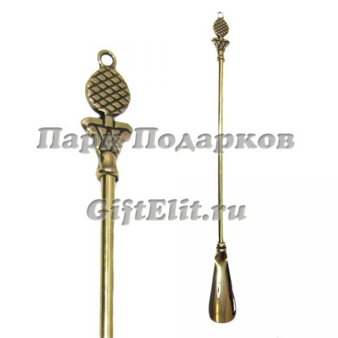 Ложка для обуви &quot;Золотая сеть&quot; (латунь)
