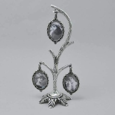 Фоторамка дерево "Королевский медальон" на 3 фото