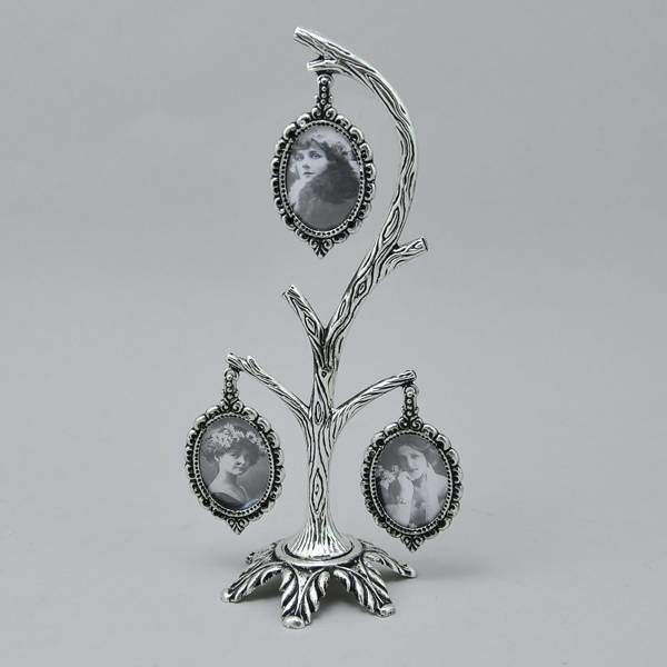 Фоторамка дерево "Королевский медальон" на 3 фото