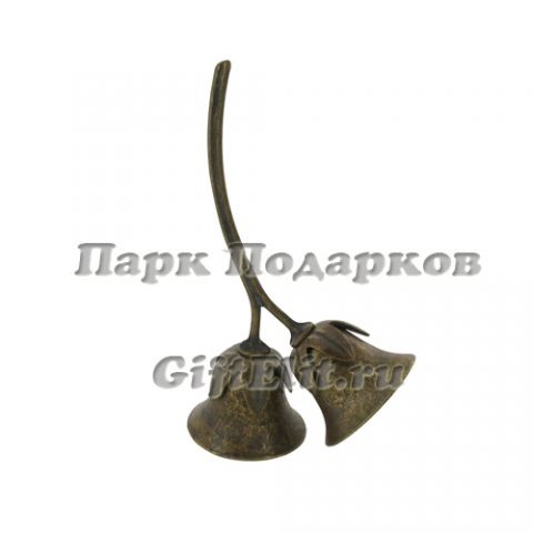 Колокольчик итальянский &quot;Земляничка&quot; (античная латунь)