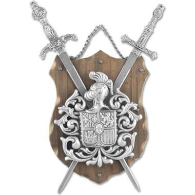 Настенный коллаж Герб с мечами (585)