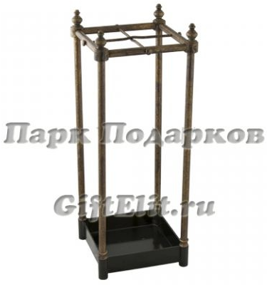 Подставка для зонтов &quot;Соло mini&quot; h58х22х22см (латунь, антик) Италия