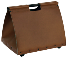 Дровница для камина 55х40см (сталь, коричневый) Италия