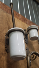 Ершик для туалета настенный "Витеро" 42х11х13см (латунь, антик) Италия