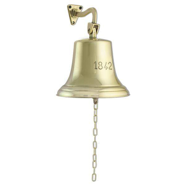 Колокол корабельный &quot;Рында 1842, 18 см&quot; (золото)