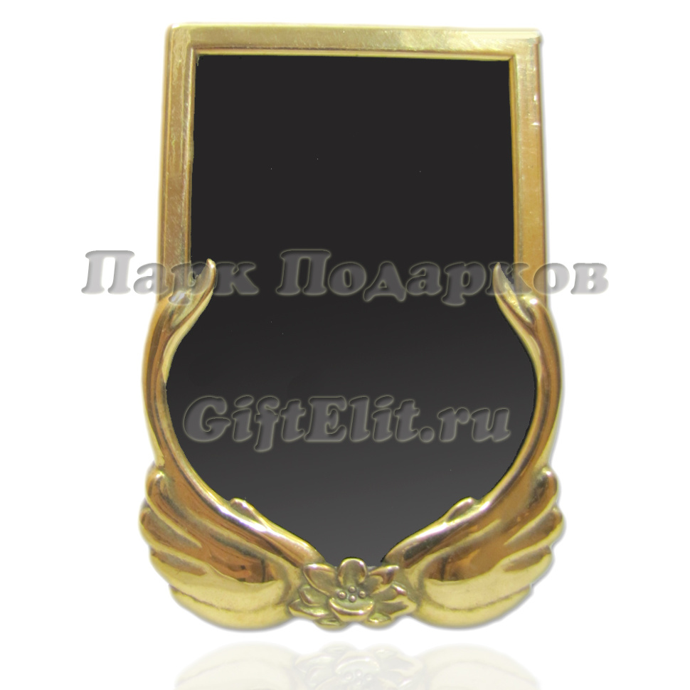 Фоторамка &quot;Лебединая сказка&quot; (золотая латунь)