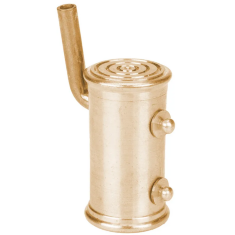 Статуэтка-миниатюра "Дровяная печь" h5х2х3 см (латунь, золото) Италия