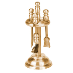 Статуэтка-миниатюра "Каминный набор" h5,5х2,5х2,5см (латунь, золото) Италия