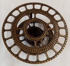 Подставка под горячее "Мармит" d16х6h см (латунь, золото) Италия